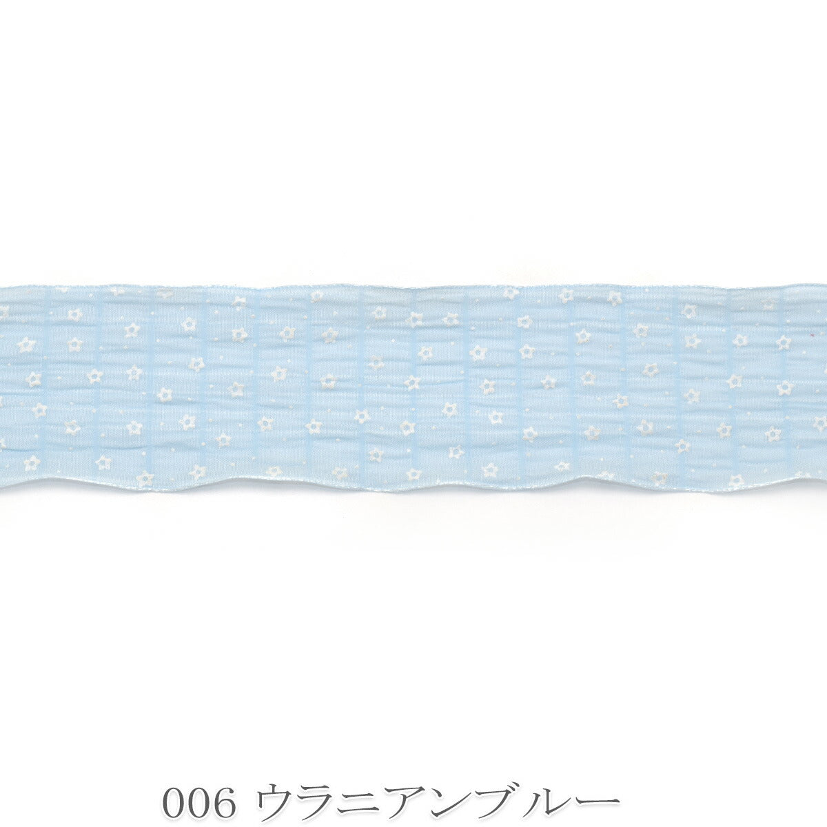 ミニミニガーリーお花のシフォンリボン　幅50mm　1m単位　切り売り