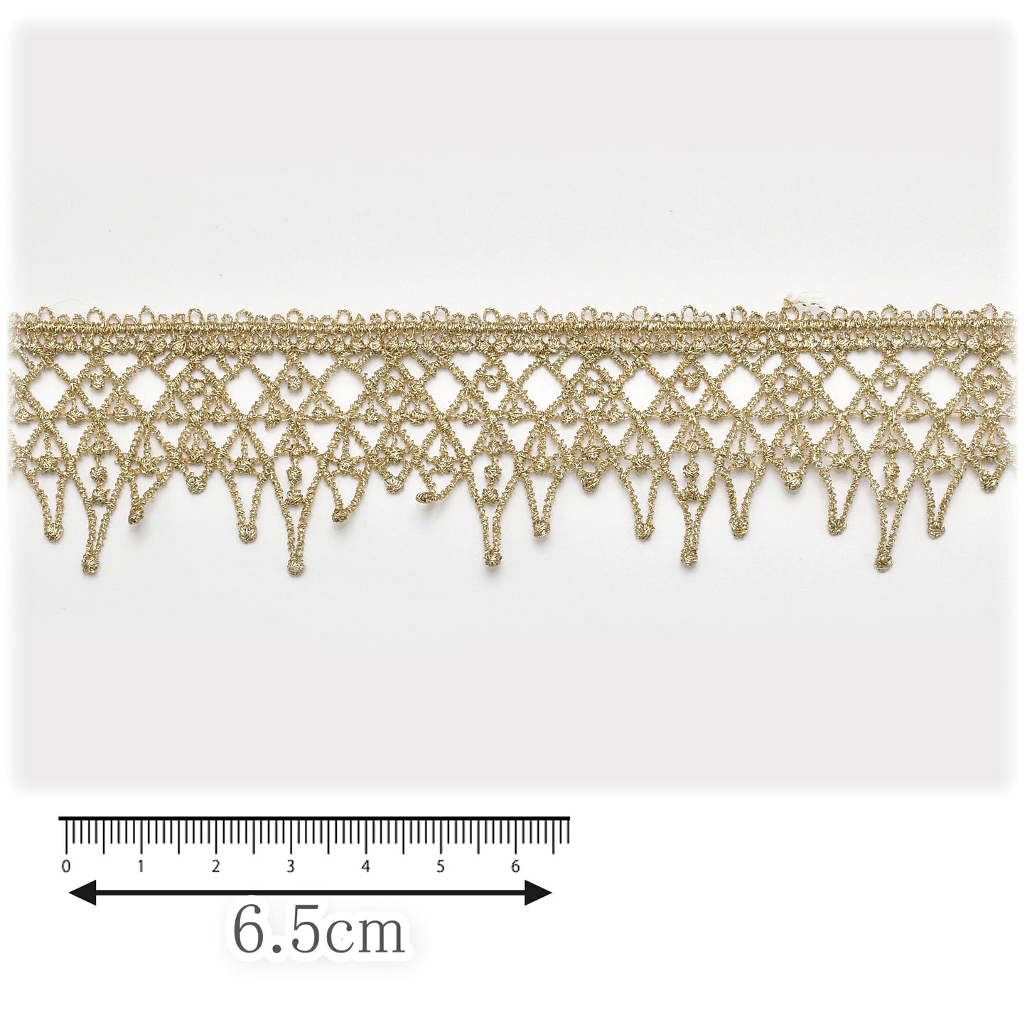 ゴールドスピールブレード幅35ｍｍ10cm単位切り売り(50cm以上)