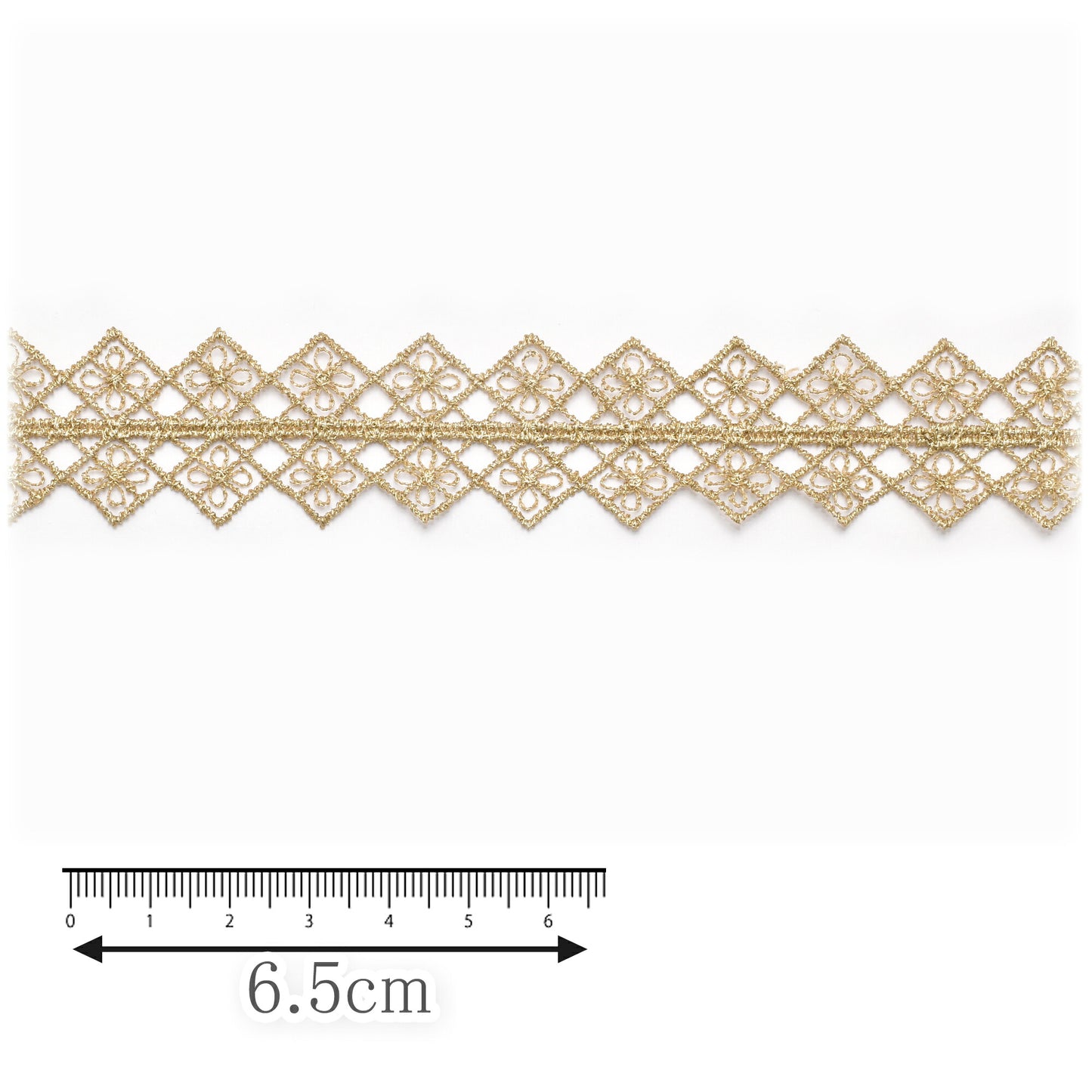 ゴールドフルール・カドルブレード幅25ｍｍ1m単位切り売り