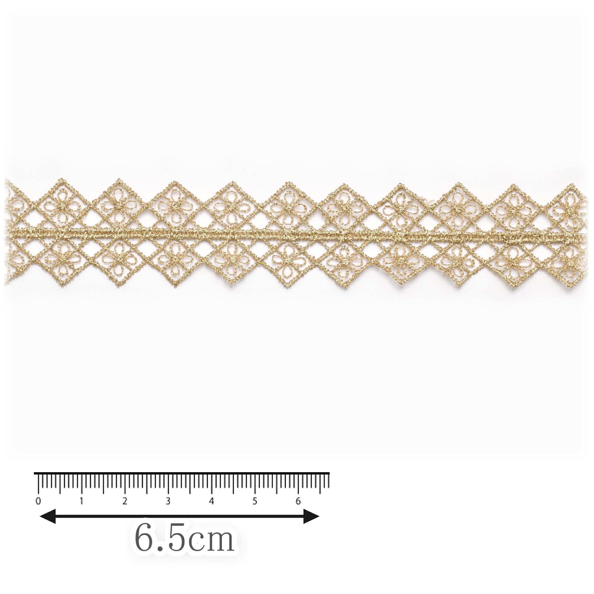 ゴールドフルール・カドルブレード幅25ｍｍ1m単位切り売り
