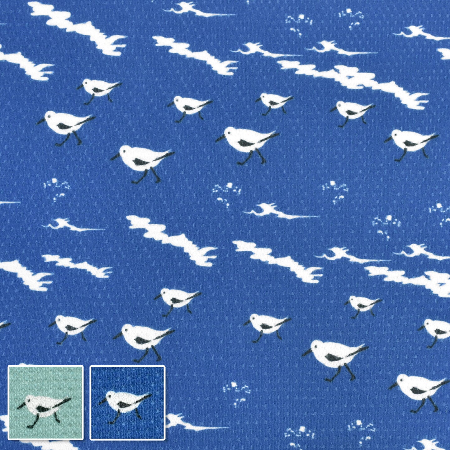 はまべの浜千鳥クールクロスニット生地接触冷感150-1667小泉(30cm以上10cm単位切り売り)「在庫限り」