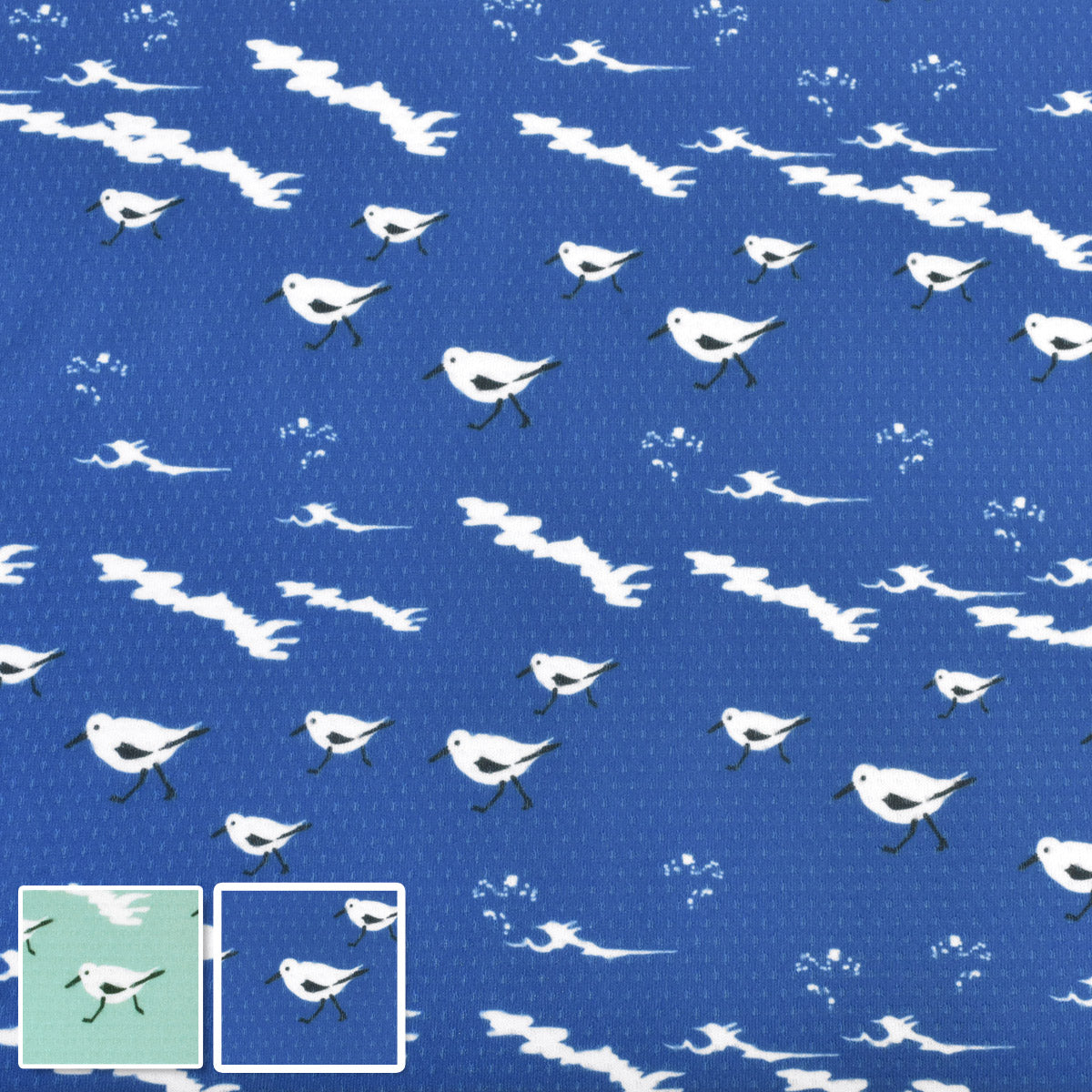 はまべの浜千鳥クールクロスニット生地150-1667小泉(30cm以上10cm単位切り売り)「在庫限り」
