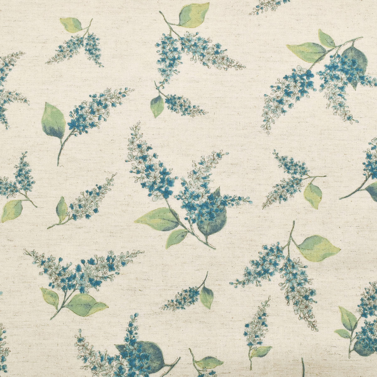 ライラックガーデン　綿麻シーチング生地　142-1362-A　小泉　(30cm以上10cm単位切り売り)　「在庫限り」