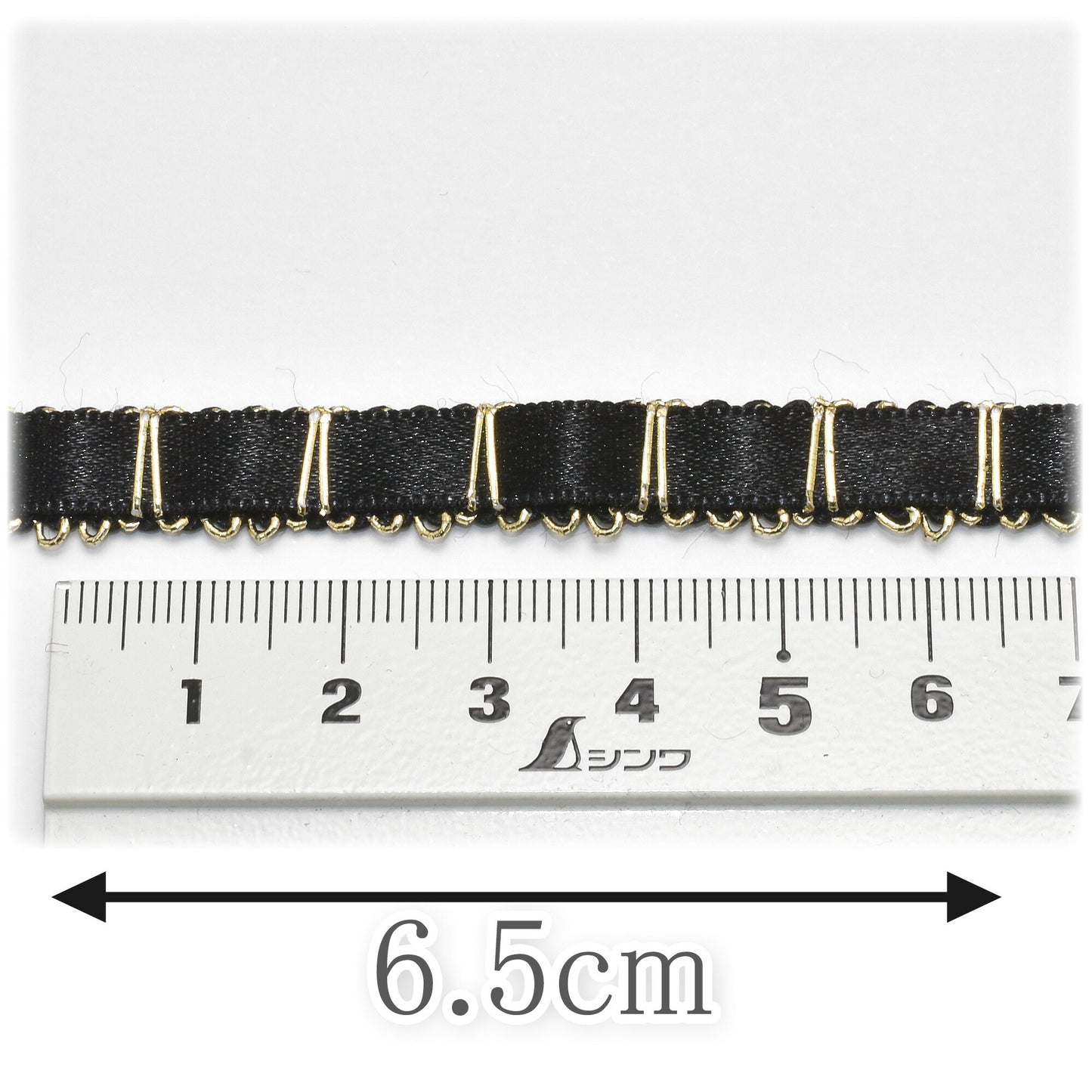 ラティスサテンとミニスカラップリボン幅9mm1m単位切り売り(2m以上)