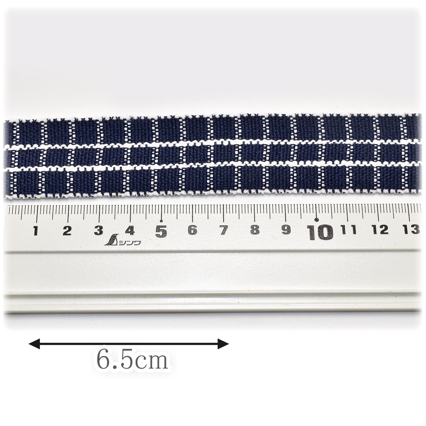 グリッドファブリックリボン幅27mm1m単位切り売り(2m以上)