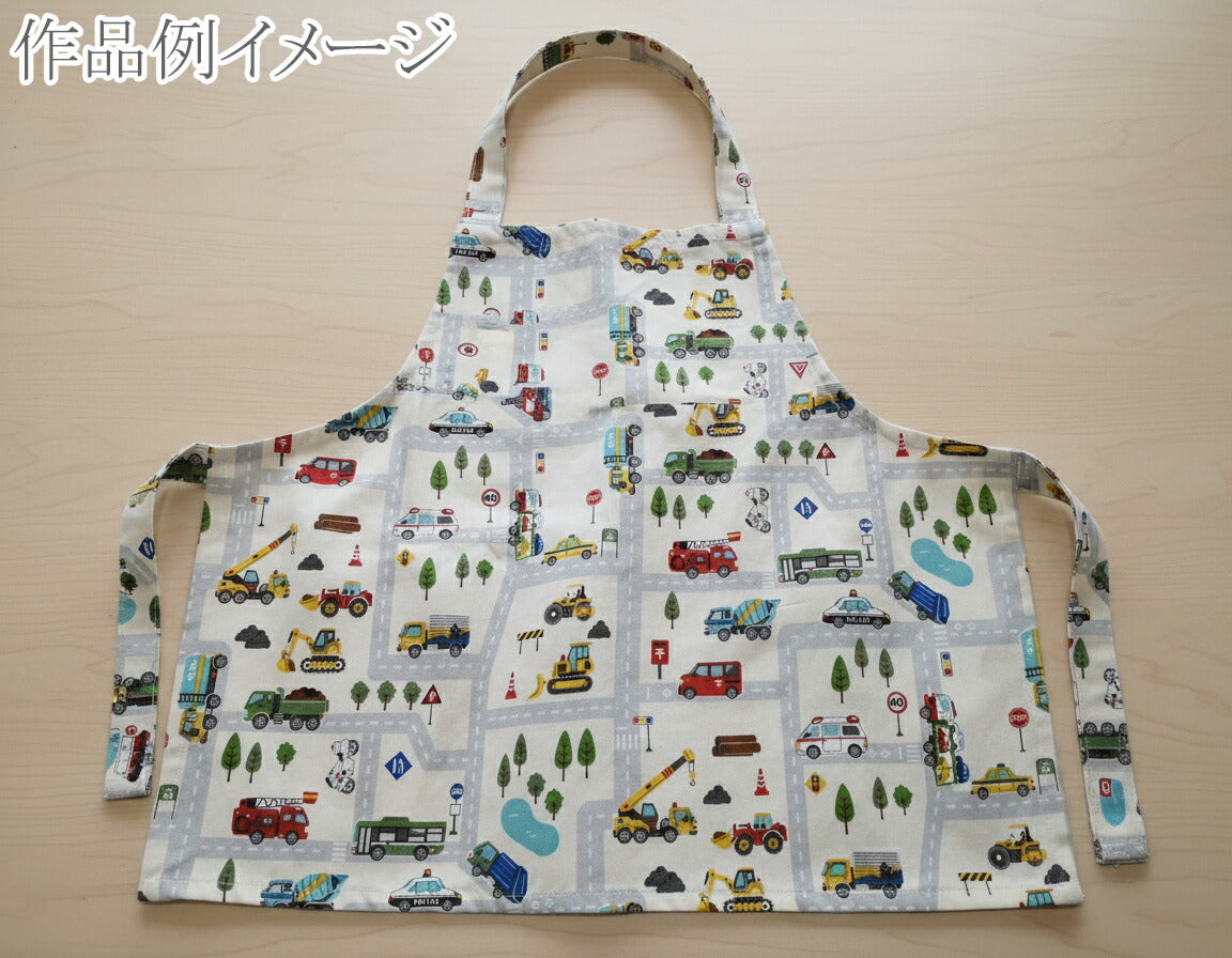 道路と働く車ポプリン生地SP2611-11コスモ(30cm以上10cm単位切り売り)