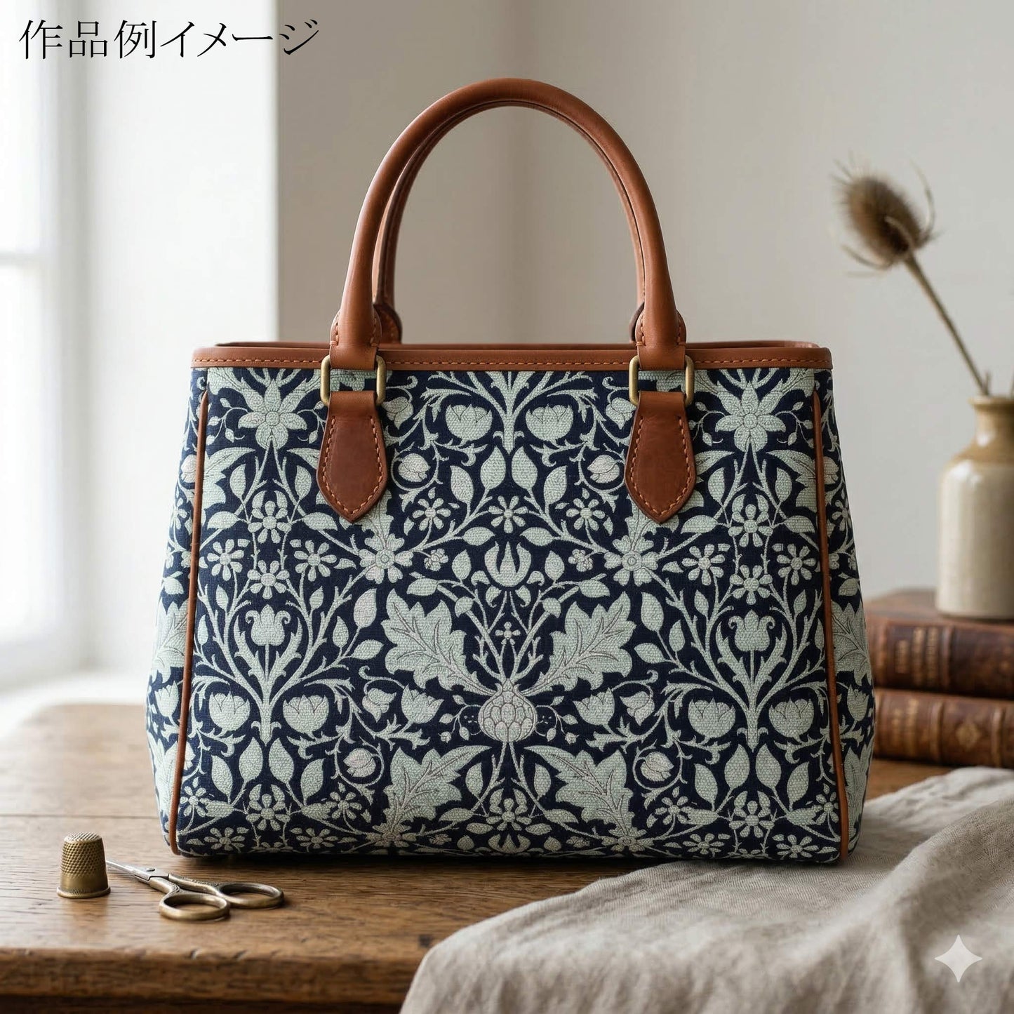トリプルネットフローラルズコットン生地13383Modaモダ(30cm以上10cm単位切り売り)