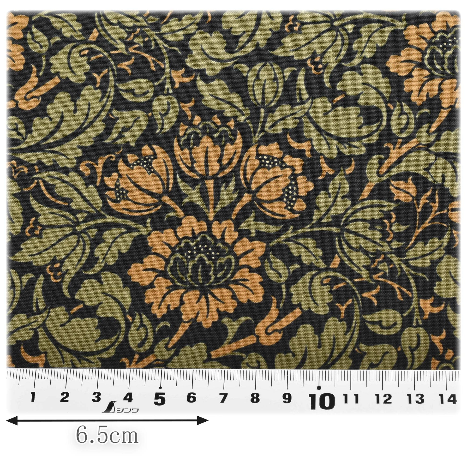 フラワリングスクロールフローラルズコットン生地13384Modaモダ(30cm以上10cm単位切り売り)