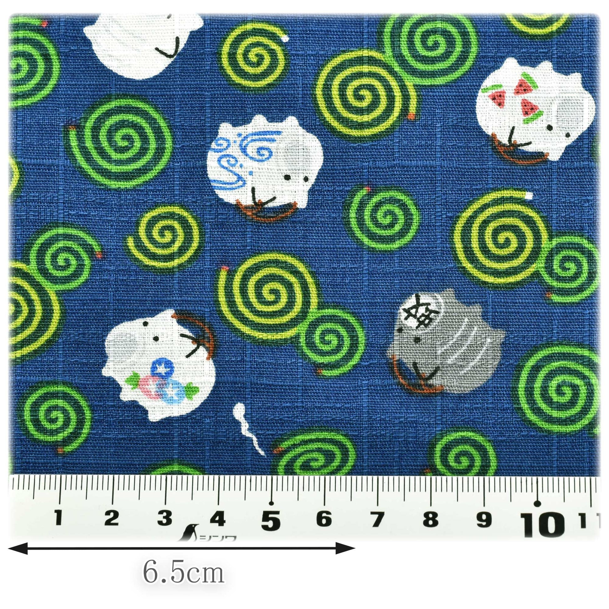 蚊取り線香ドビー生地AP62103-1コスモ(30cm以上10cm単位切り売り)