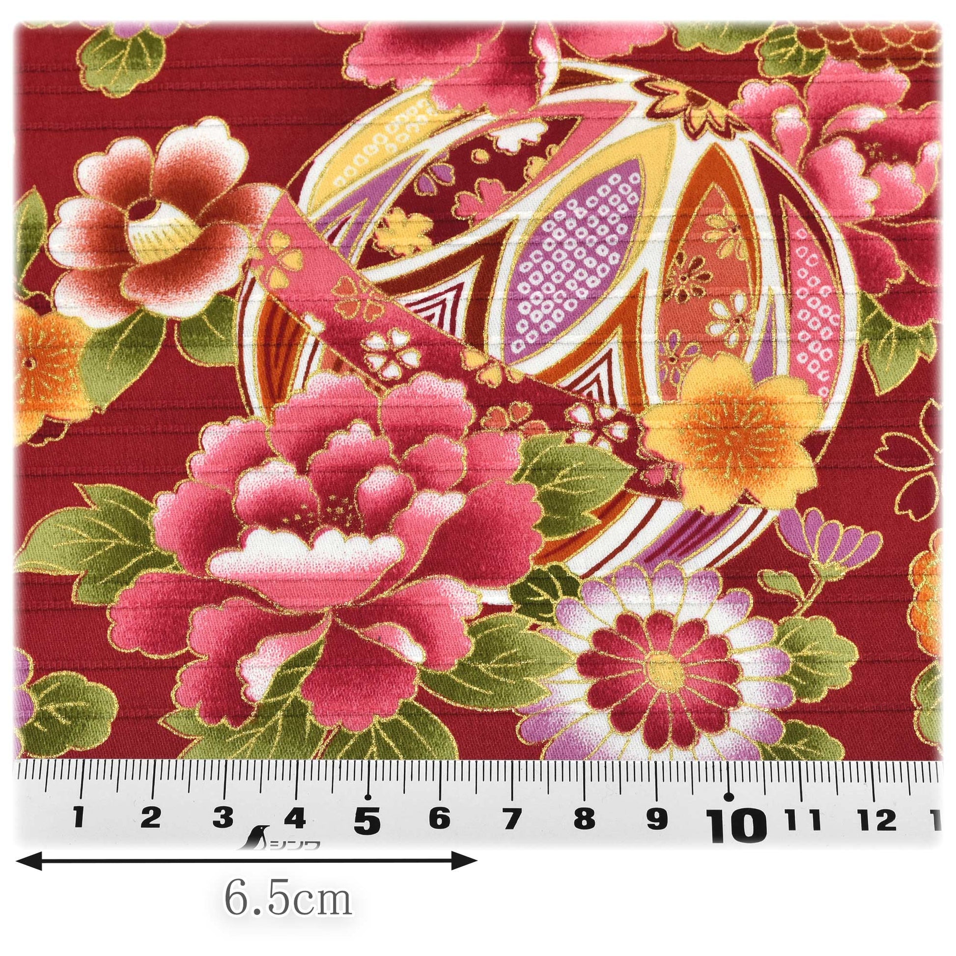 金彩華毬スラブサテン生地AP62902コスモ(30cm以上10cm単位切り売り)