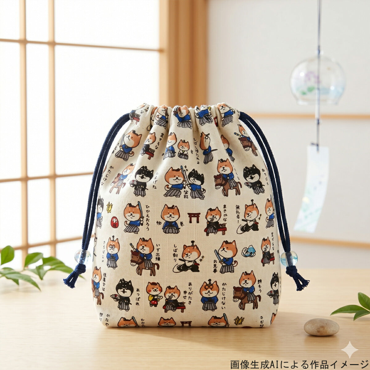 しば侍ドビー生地AP62101-1コスモ(30cm以上10cm単位切り売り)
