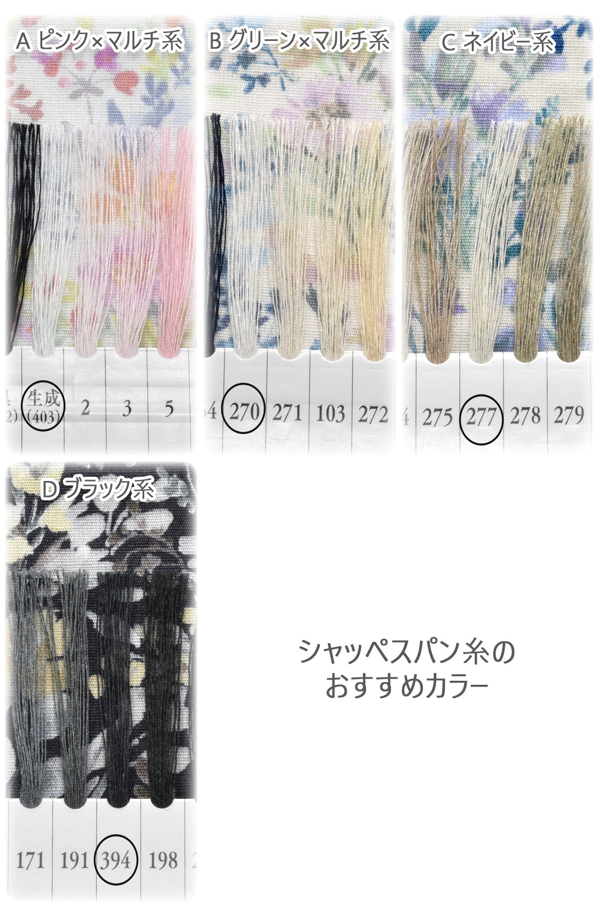 フローラルシンフォニーコットンリネンブロード生地HSK836カナヤス(30cm以上10cm単位切り売り)
