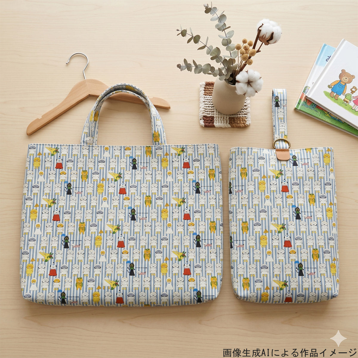 合羽猫コットンキャンバス生地KTS7194コットンこばやし(30cm以上10cm単位切り売り)