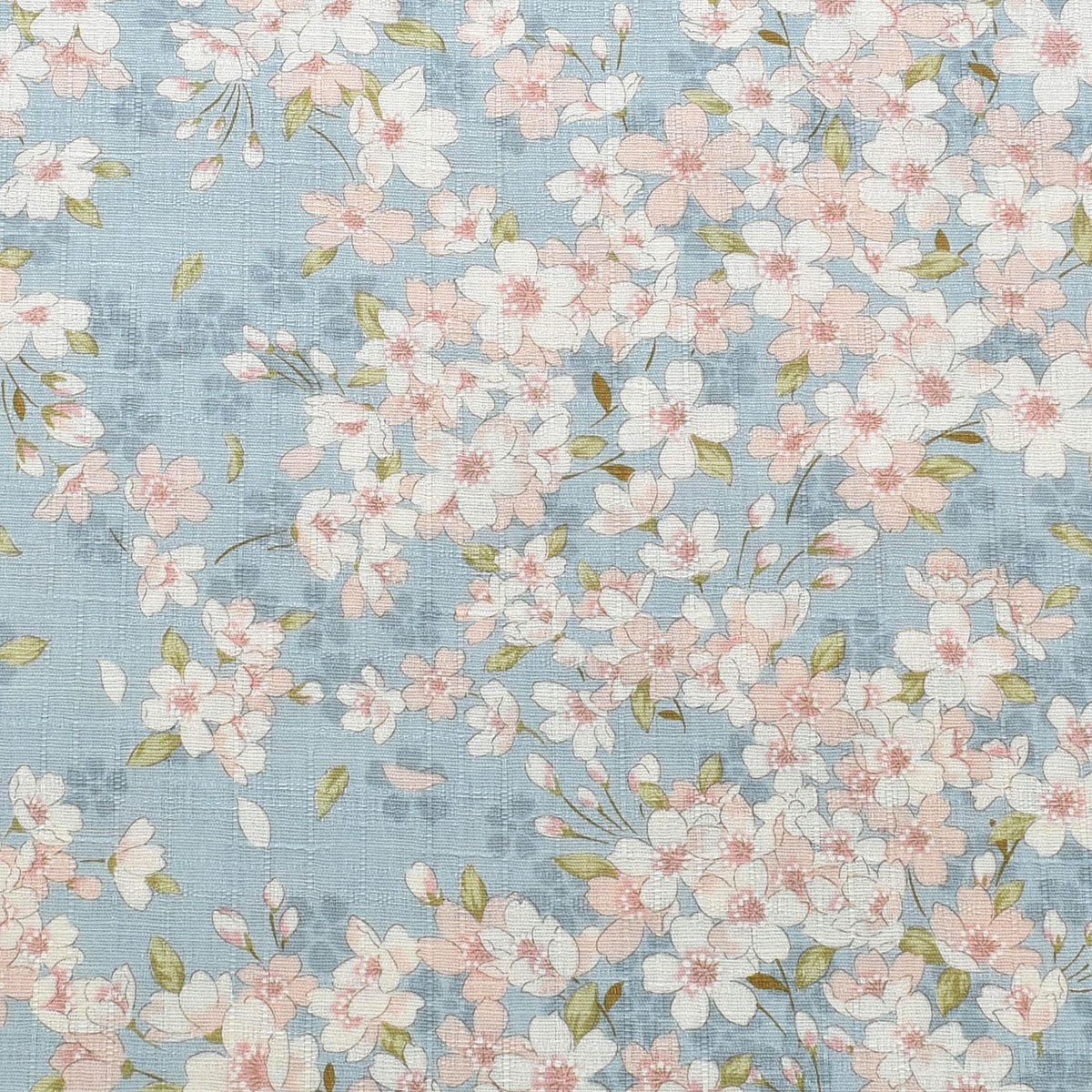華やか桜文様　サザンクロス生地　 KTS7189　コットンこばやし　(30cm以上10cm単位切り売り)