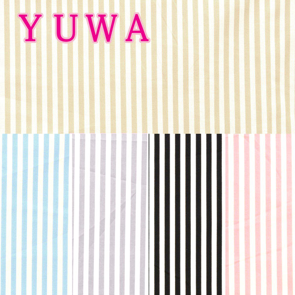 YUWA有輪商店シーティング生地ストライプ735611(30cm以上10cm単位切り売り)