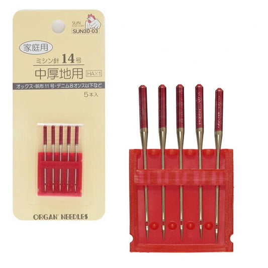 家庭用ミシン針14号（中厚地用）SUN30-03HA×1清原サンコッコー