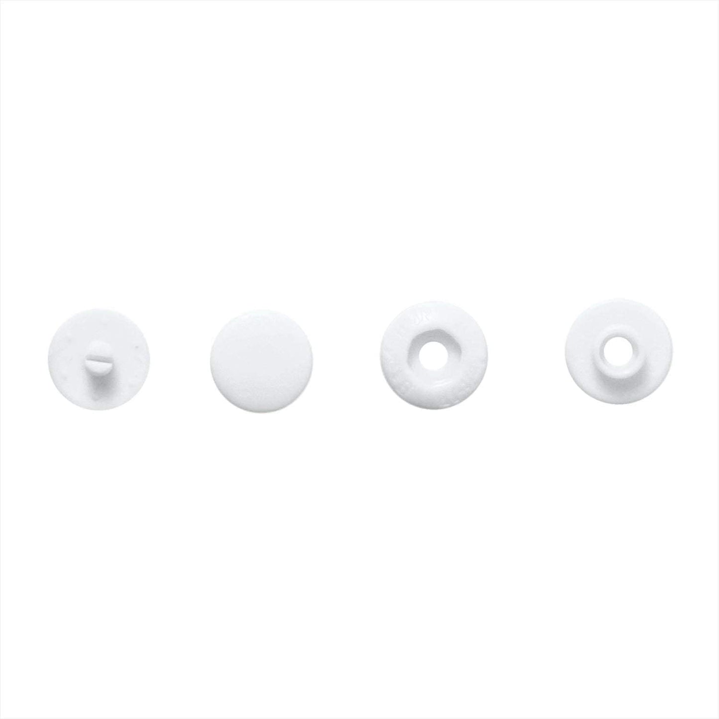 ワンタッチプラスナップ10mmカラータイプオフホワイト6組入（SUN17-40）清原