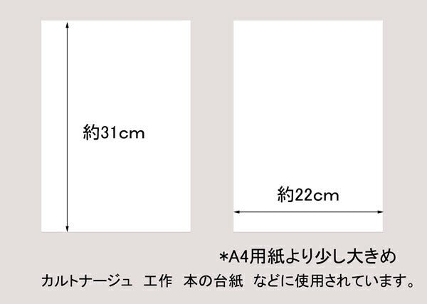 厚紙約2mm厚A4サイズ5枚入り両面白カルトナージュや工作に