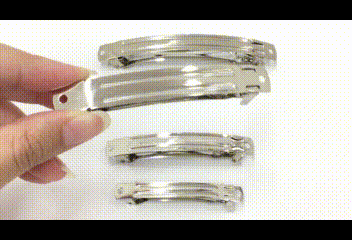 バレッタ金具シルバーゴールドアンティーク韓国製2個セット「個別価格」