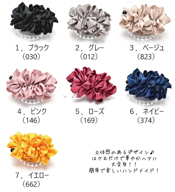 手作りキットフリルのバナナクリップレシピ付き